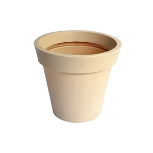 maceta española lisa beige