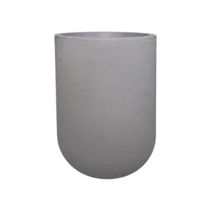Maceta Tartagal texturada gris de Maida